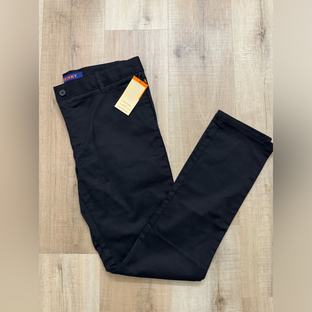 French Toast Men's Black Chinos
